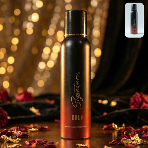 Signature bold masculine fragrance body spray 150ml bottle