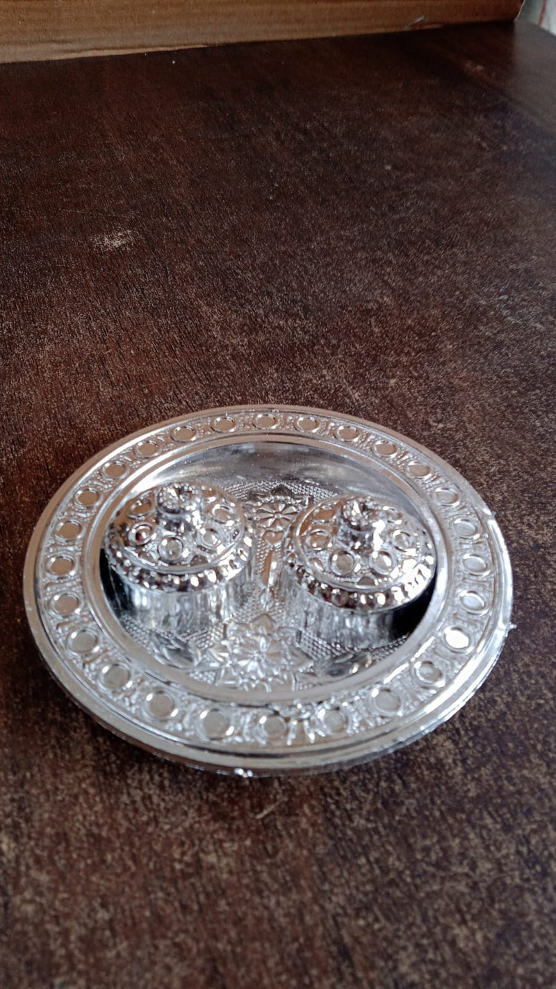 Retail packaging for the individual Kumkum Thali Holder.