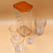 2408A Resistant Glass Jug for Juice, Milk, Cold or Hot Beverages 