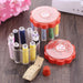 6050 24 Pc Sewing Box used in storing of thread roles and sewing stuff including all home purposes. 