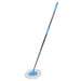 1530 Heavy Duty Microfiber Spin Mop with Plastic Bucket & Rotating Steel Pole Head 