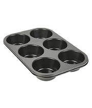 Close-up of the non-stick surface on the Indo Glow muffin pan.