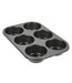 2210 Non-Stick Reusable Cupcake Baking Slot Tray for 6 Muffin Cup 