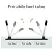 7861 FOLDABLE BED STUDY TABLE PORTABLE MULTIFUNCTION LAPTOP TABLE LAPDESK FOR CHILDREN BED FOLDABLE TABLE WORK OFFICE HOME WITH TABLET SLOT & CUP HOLDER 