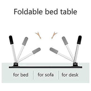 7862 FOLDABLE BED STUDY TABLE PORTABLE MULTIFUNCTION LAPTOP TABLE LAPDESK FOR CHILDREN BED FOLDABLE TABLE WORK OFFICE HOME WITH TABLET SLOT & CUP HOLDER 
