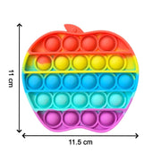 8066 Apple Fidget Toy used in all kinds of household places specially for kids and children for playing purposes 