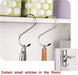 0232 Heavy Duty S-Shaped Stainless Steel Hanging Hooks - 5 pcs 