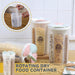 766 Kitchen Storage - Transparent Sealed Cans/Jars/Storage Box 4 Section 