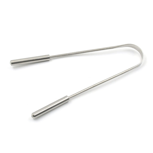 Sleek MintGuard tongue scraper designed for daily fresh breath.
