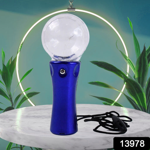 Mini LED torch showing bright light perfect for camping