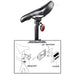 9068 Safety Flashing Light, 5 LED Light, 1 Piece, Red Light 