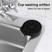 2232 Automatic Cup Washer or Glass Rinser for Kitchen Sink, Black Kitchen Sink Cleaning Spray Cup Washer, Bar Glass Washer. 