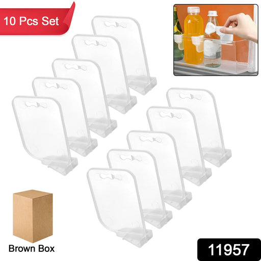 Adjustable plastic organizer bins ideal for fridge storage