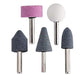 412 -5 Pcs Shank Abrasive Mounted Stone (Multicolour) 