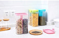 2146 Plastic 2 Sections Air Tight Transparent Food Grain Cereal Storage Container (2 ltr) (With Box) 