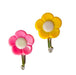 1113 Plastic Self-Adhesive Flower Shape Hooks (Pack of 5) 