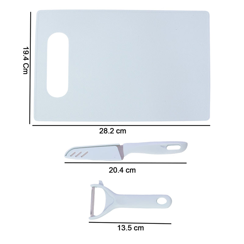 Kitchen knife and peeler combo set for versatile cooking tasks