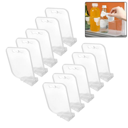 Ten-piece plastic storage baskets set for refrigerator organization