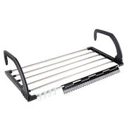 4649 Adjustable Folding Clothes Drying Racks Hanger Shelf 