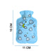 6536 1pc Mix designs Small Hot Water Bag with Cover for Pain Relief, Neck, Shoulder Pain and Hand, Feet Warmer, Menstrual Cramps. 