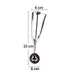 2523 Ice Cream Serving Spoon Scooper (Stainless Steel) 