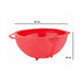 2145  Plastic Revolving Multi Functional Rice, Vegetable Fruit Wash Basket Bowl (Multi Colour) 