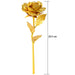 0879 B Golden Rose used in all kinds of places like household, offices, cafe's, etc. for decorating and to look good purposes and all. 