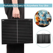 Side view of the Siplix portable BBQ grill, ideal for small spaces.