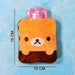 6527 Brown Panda Print small Hot Water Bag with Cover for Pain Relief, Neck, Shoulder Pain and Hand, Feet Warmer, Menstrual Cramps. 