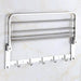 0491 Stainless Steel Folding Towel Rack Cum Towel Bar 18 Inch 