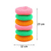 2630 Plastic Scrubber Round Nylon Scrubbers (Pack of 6) 