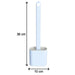 1410A Silicone Toilet Brush with Holder Stand  for Bathroom Cleaning 