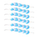 6072 Hanging Bath Shower Long Loofah Sponge Pouf Body Scrubber Small Size (Pack of 6) 