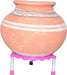 628 Stainless Steel Single Ring Matka Stand 