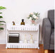 2172 Multipurpose 2 Layer Slim Side Space Saving Storage Organizer Rack Shelf 