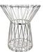 3040 Multipurpose Fruit Basket Stainless Steel Wire Bowl Foldable Basket for Vegetable / Fruits / Dining 