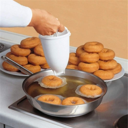 Simple Medu Vada Maker dispenser with an easy-grip handle for smooth operation.