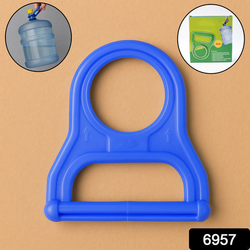 Jug Mate heavy-duty plastic handle attached to 20L water jar