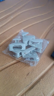 Compact plastic triangle hanger connector hooks for home closet organization