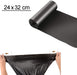 1575 Garbage Bags Medium Size Black Colour (24 x 32) 