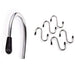 0232 Heavy Duty S-Shaped Stainless Steel Hanging Hooks - 5 pcs 
