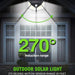 1255 Solar Lights for Garden LED Security Lamp for Home, Outdoors Pathways 