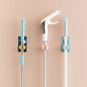 1633 Magic Sticker Series Self Adhesive Mop and Broom Holder 