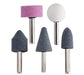 412 -5 Pcs Shank Abrasive Mounted Stone (Multicolour) 