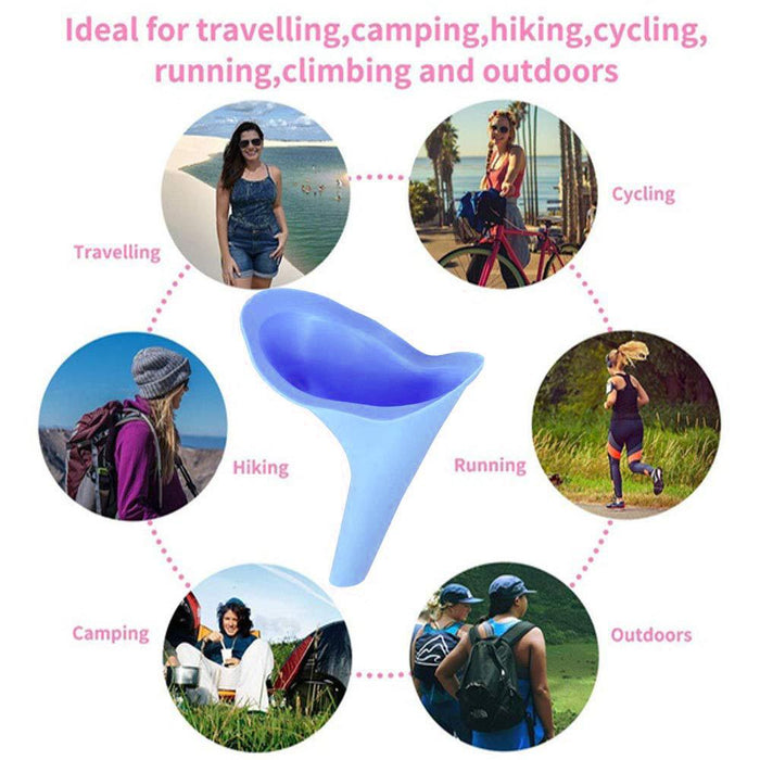 1307 Stand And Pee Reusable Portable Urinal Funnel For Women 