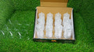 6559 BIG SIZE FLAMELESS MELTED DESIGN CANDLES FOR DECORATION (SET OF 12PC) 
