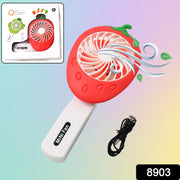 Vibrant coloured portable handheld mini fan ideal for personal use