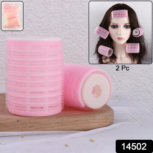 Close-up of soft hair curlers designed for easy heatless styling