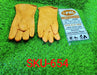 654 - Cut Glove Reusable Rubber Hand Gloves (Orange) - 1 pc 