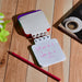 4995 Square Pop it Fidget Spiral Notebook Bubble Push Pop Fidget Silicon Toy Book Stress Relief Anxiety School Stationery Notebook. 